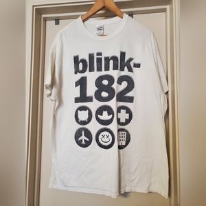 Blink 182 White Tshirt